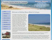 Tablet Screenshot of holidayhouserentalsmaine.com